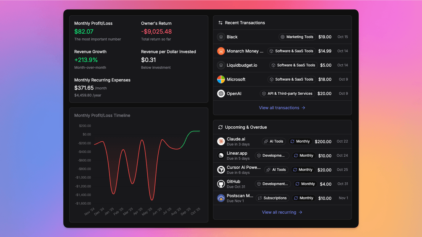 Introducing Finnear: Financial Clarity for Bootstrap Founders