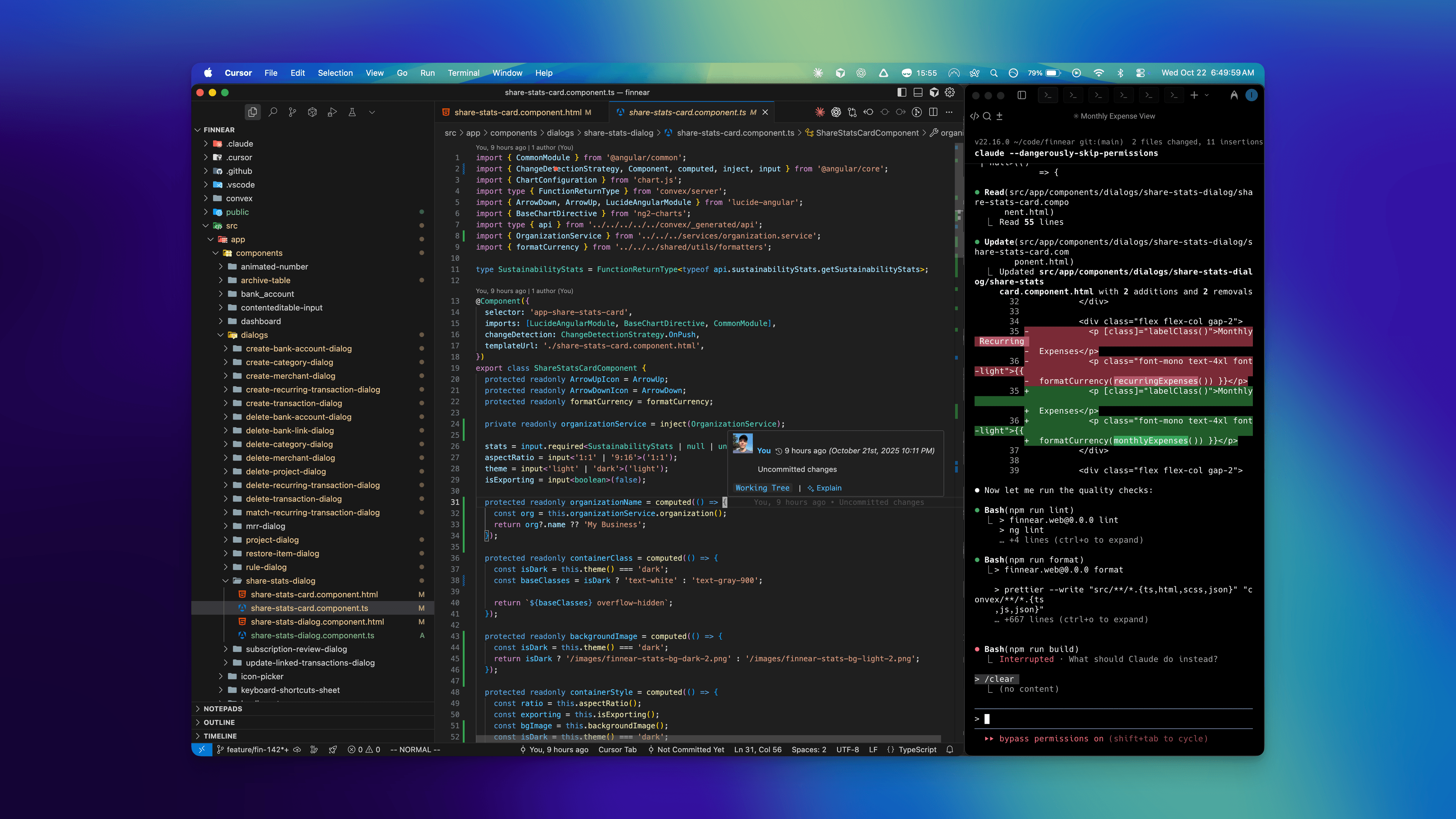 Building Finnear: My Journey with Angular and Convex